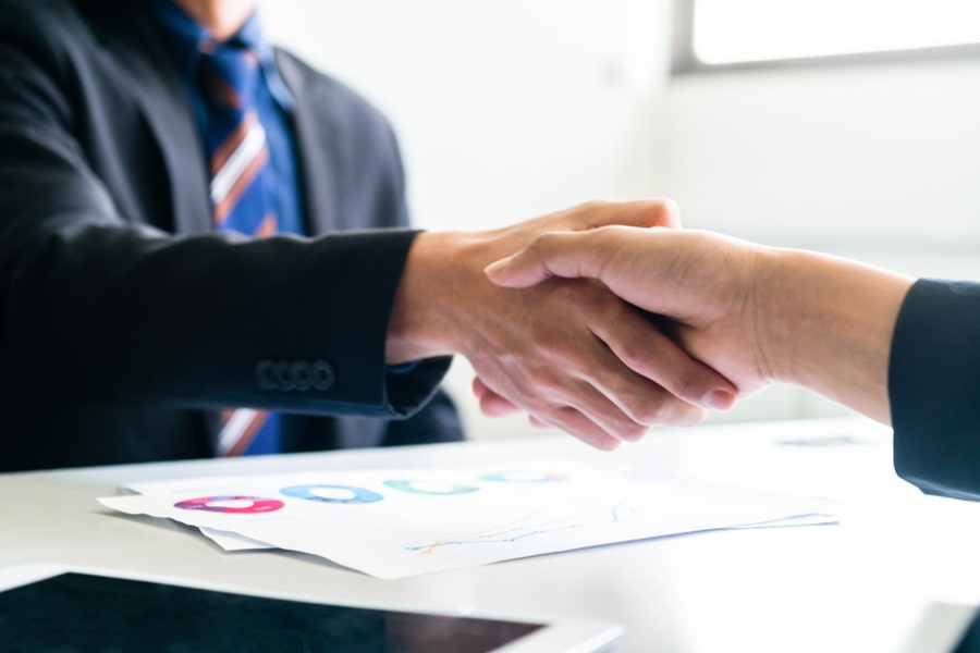 A handshake